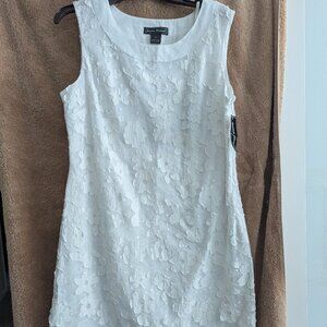 Vintage Jessica Howard Floral white sleeveless dress - Size 14 - NWT